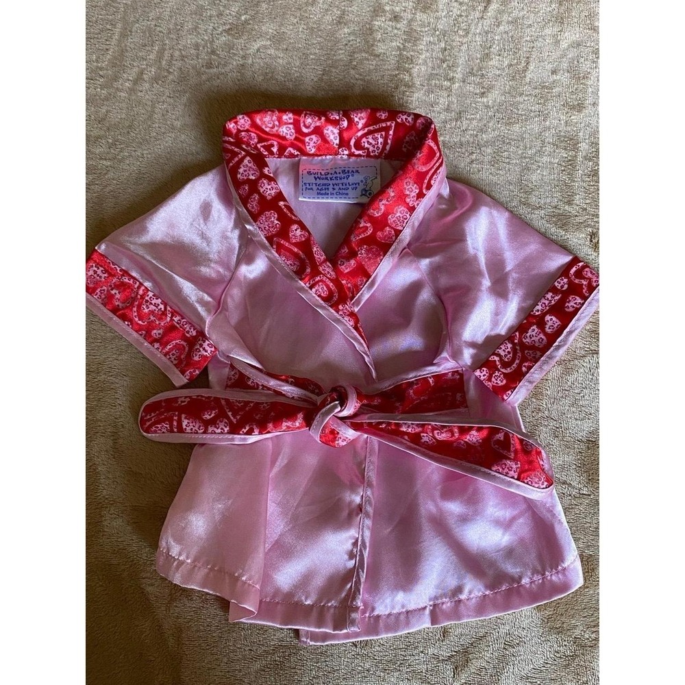Build A Bear Heart Robe Jacket Toy BAB Clothes s4
